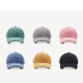 6 Panel Embroidery Corduroy Caps